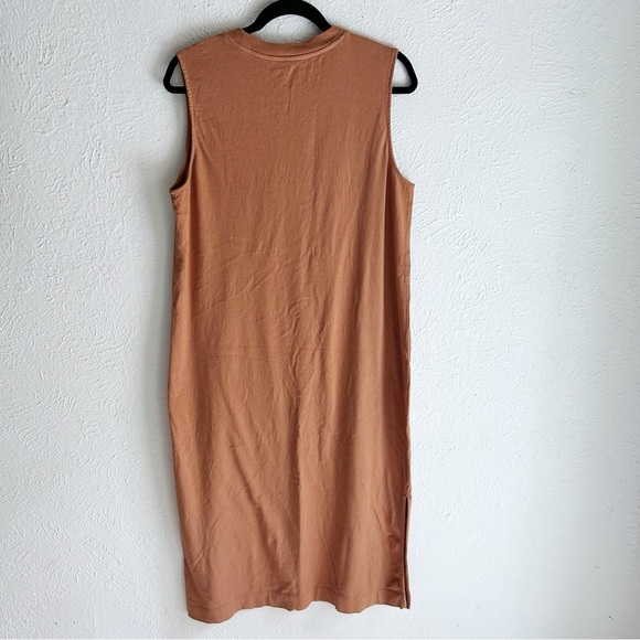 Everlane The Organic Cotton Midi Weekend
Tank Dress Muted Clay Orange Sz Large - Picture 3 of 6